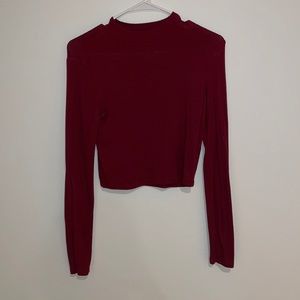 💖Bundle It!💖 Red Long Sleeve Crop Top by Forever 21.